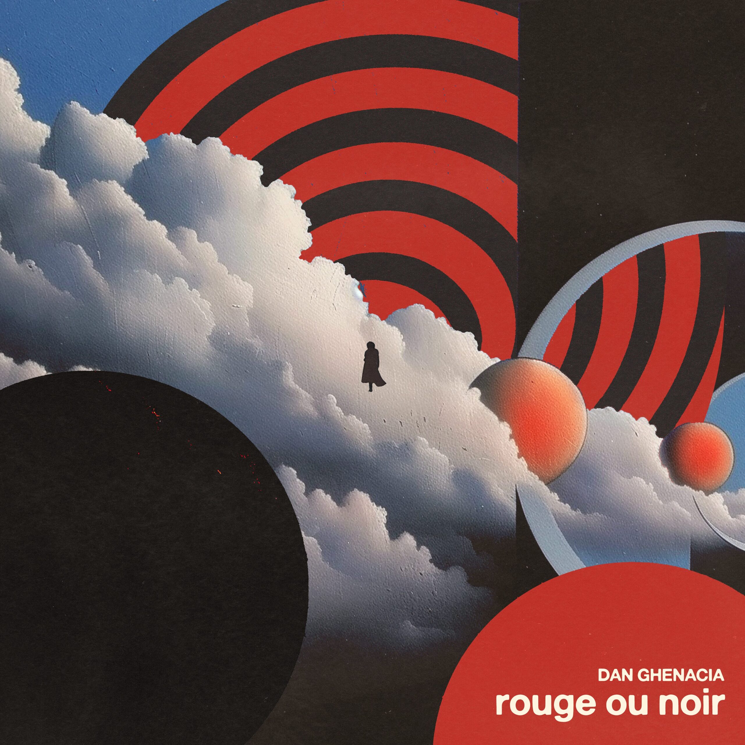 This image is a visual cue for the review of Dan Ghenacia - Rouge Ou Noir